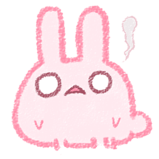 Sticker of love rabbit sticker #4165911