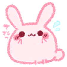 Sticker of love rabbit sticker #4165912