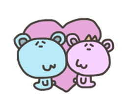 Daily life of lovely bear 4 sticker #4166325