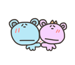Daily life of lovely bear 4 sticker #4166329