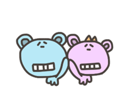 Daily life of lovely bear 4 sticker #4166339