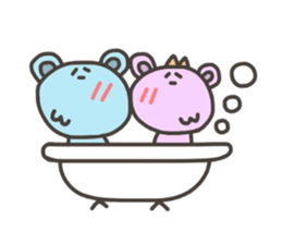 Daily life of lovely bear 4 sticker #4166341