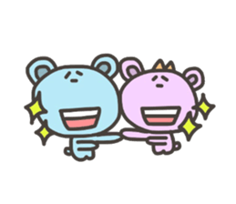 Daily life of lovely bear 4 sticker #4166357