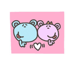 Daily life of lovely bear 4 sticker #4166359