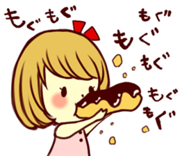 Sweets girl and friends sticker #4166371