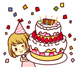 Sweets girl and friends sticker #4166378