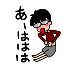 Abdomen daily life of a FUTSU taro sticker #4167362