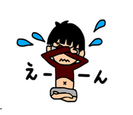 Abdomen daily life of a FUTSU taro sticker #4167381