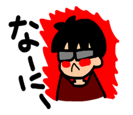 Abdomen daily life of a FUTSU taro sticker #4167399