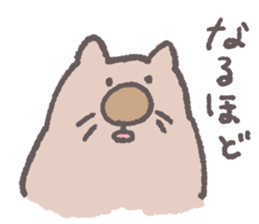 Clumsy&Cute Wombat sticker #4167442