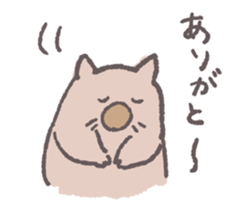 Clumsy&Cute Wombat sticker #4167443