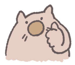 Clumsy&Cute Wombat sticker #4167454