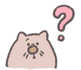 Clumsy&Cute Wombat sticker #4167478
