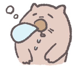 Clumsy&Cute Wombat sticker #4167479