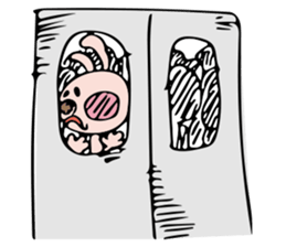 Silence Sticker of shadow rabbit sticker #4167601