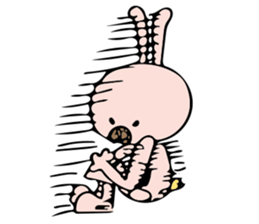 Silence Sticker of shadow rabbit sticker #4167618