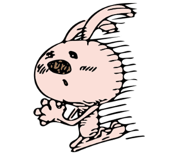 Silence Sticker of shadow rabbit sticker #4167620