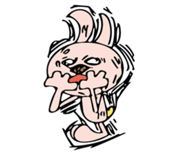 Silence Sticker of shadow rabbit sticker #4167623