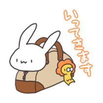 Loveable Rabbit 2 sticker #4167722