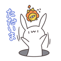 Loveable Rabbit 2 sticker #4167723