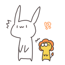 Loveable Rabbit 2 sticker #4167725