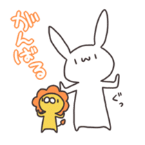 Loveable Rabbit 2 sticker #4167728