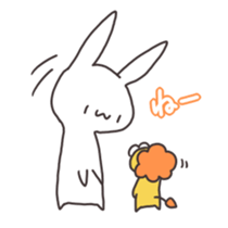 Loveable Rabbit 2 sticker #4167741