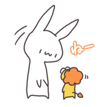 Loveable Rabbit 2 sticker #4167741