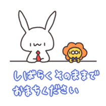 Loveable Rabbit 2 sticker #4167752