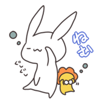 Loveable Rabbit 2 sticker #4167756
