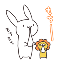 Loveable Rabbit 2 sticker #4167759