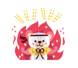 Good luck charm "YURU_OMAMORI" sticker #4167799