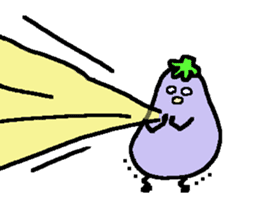 loose eggplant3 sticker #4168008