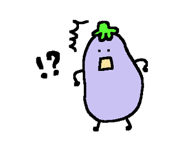 loose eggplant3 sticker #4168015