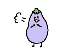 loose eggplant3 sticker #4168016