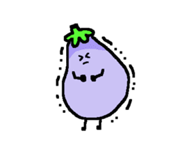 loose eggplant3 sticker #4168021