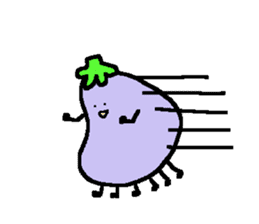 loose eggplant3 sticker #4168022