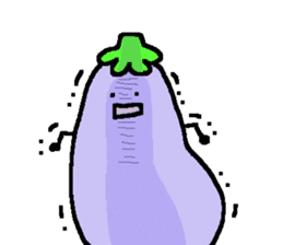 loose eggplant3 sticker #4168029