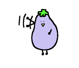 loose eggplant3 sticker #4168039