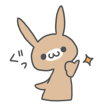 Brown Sugar Rabbit sticker #4168160