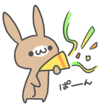 Brown Sugar Rabbit sticker #4168191