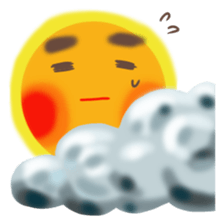 Play of sun sticker #4168312