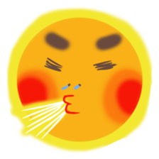 Play of sun sticker #4168318