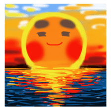 Play of sun sticker #4168319