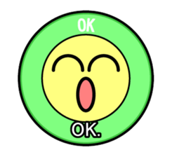 Badge-style Sticker (English) sticker #4168828