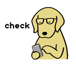 GOLDEN DOG(English ver.) sticker #4169160