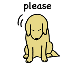 GOLDEN DOG(English ver.) sticker #4169164