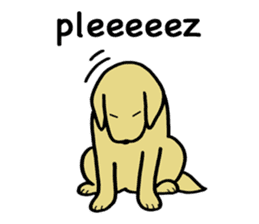 GOLDEN DOG(English ver.) sticker #4169165