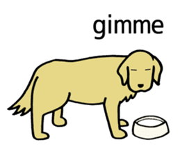 GOLDEN DOG(English ver.) sticker #4169172