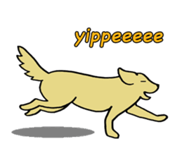 GOLDEN DOG(English ver.) sticker #4169175